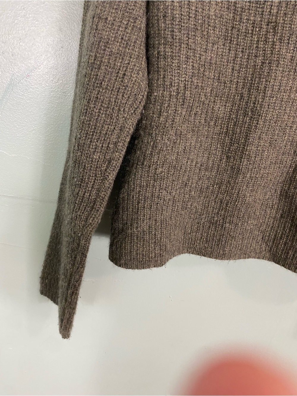 Jenni Kayne Cashmere Fisherman Sweater Green Medium - Picture 8 of 10